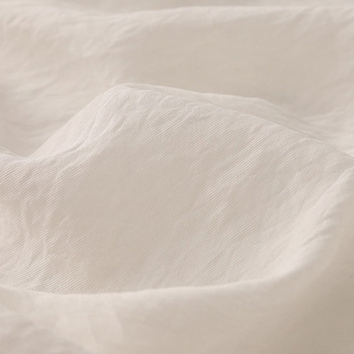 Buddha Stones Solid Color Frog-Button Design Puff Short Sleeve Women's T-Shirt - image 10