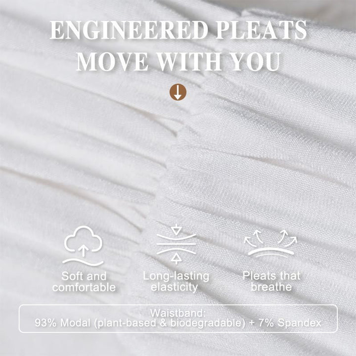 Buddha Stones Cotton Waves Sky Pattern Women's Elastic Waist Harem Pants - image 4