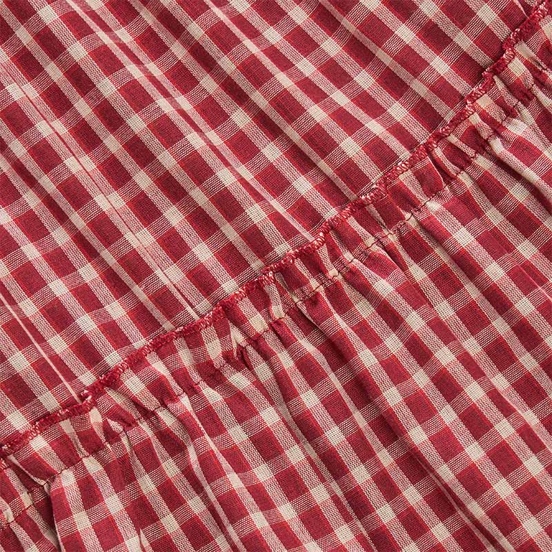 Buddha Stones Plaid Sleeveless Summer Below Knee Dress With Pockets - image 7