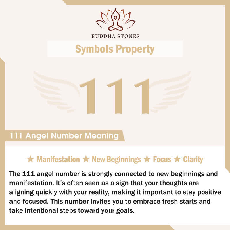Buddha Stones "Embrace New Beginnings" 111 Angel Number Natural Red Jasper Key Chain Hanging Decoration Includes Gift Message Card - image 8