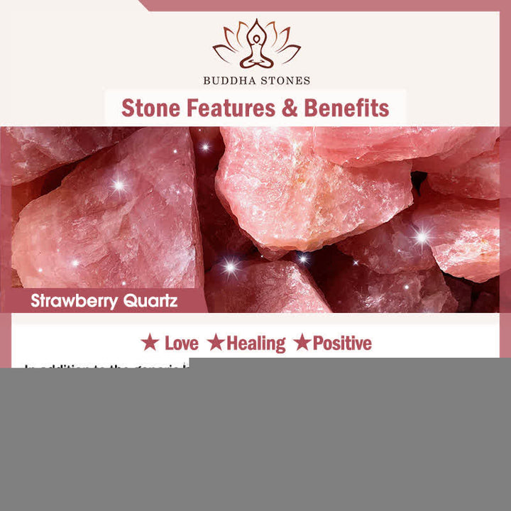 Buddha Stones Heart Worry Stone Opal Rose Quartz Motivation Crystal Decor 4*4*0.7cm - image 6