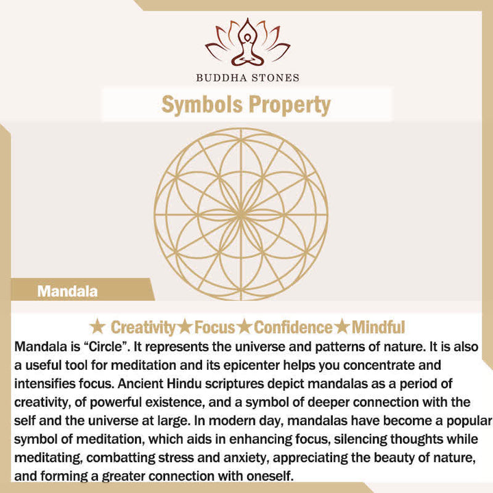 Buddha Stones Mandala Lotus Focus Openwork Layered Petal Pendant Necklace - image 5
