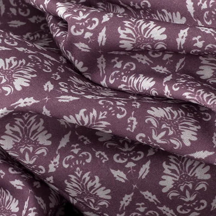 Buddha Stones Summer Drawstring Button-Up Floral Print Women's Short Sleeve Dress With Pockets - image 11