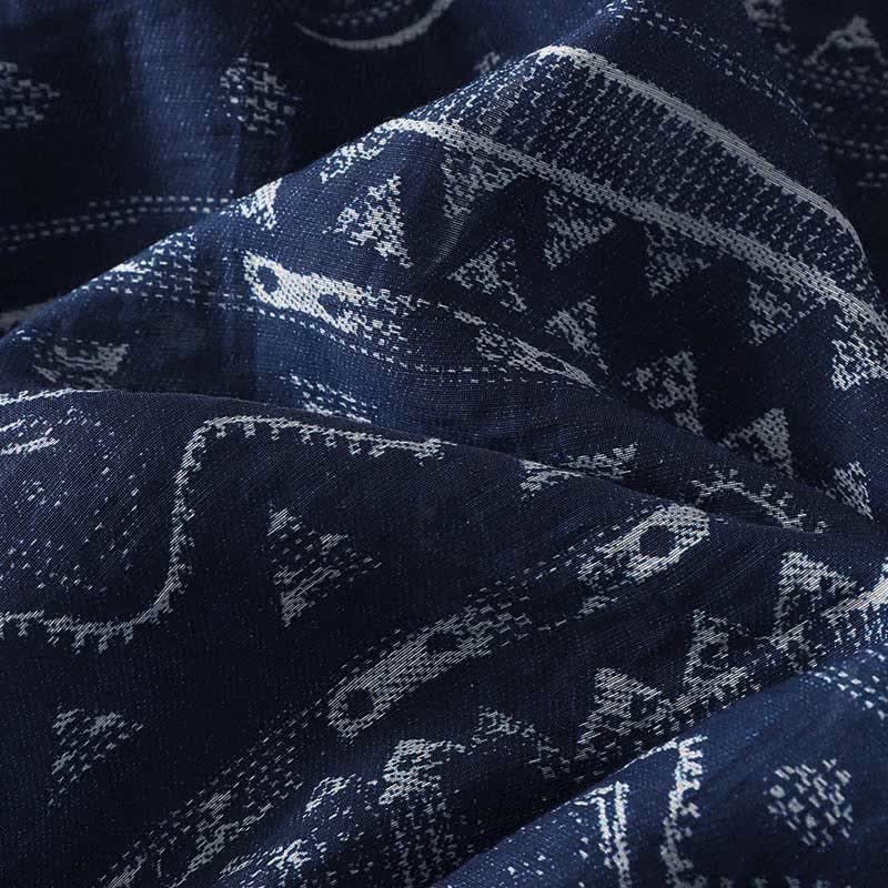 Buddha Stones Summer Boho Drawstring Ethnic Print Women's Summer Sleeveless Dress With Pockets - image 8