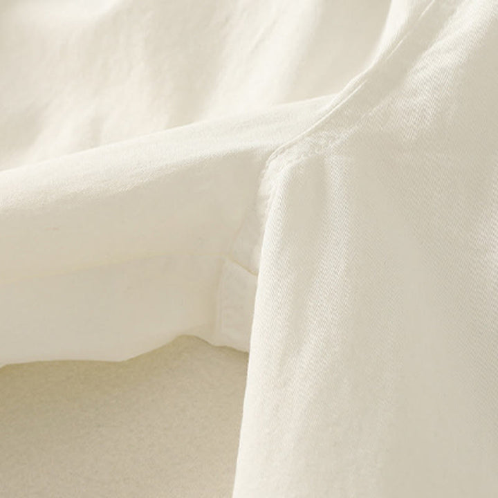 Buddha Stones Summer Casual Elastic Waist Solid Women's Tapered Pants With Pockets - image 18