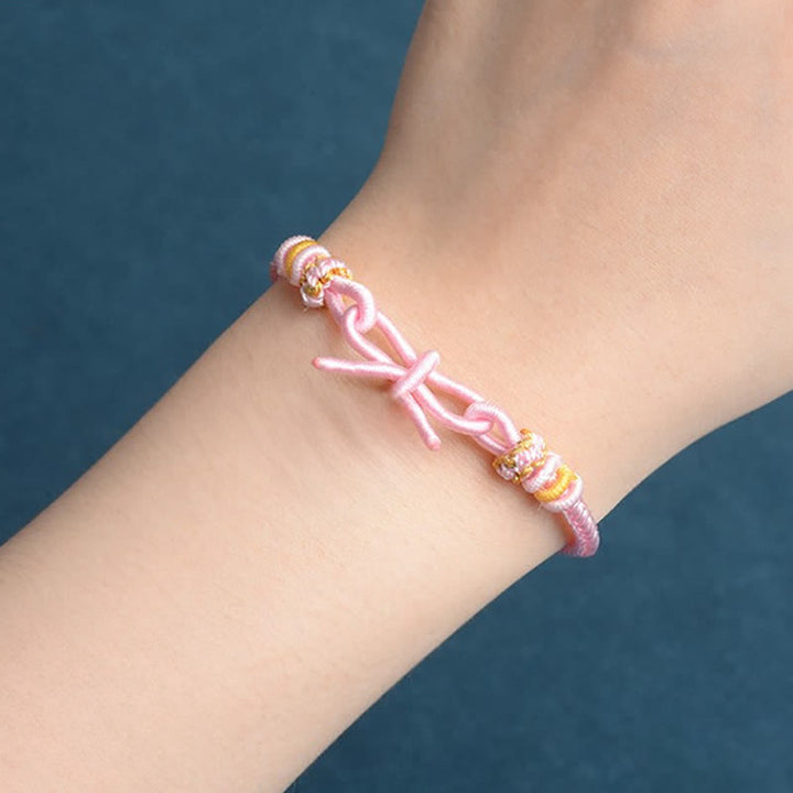 Buddha Stones Hand Woven Butterfly Luck Adjustable Braided Cord Bracelet - image 11
