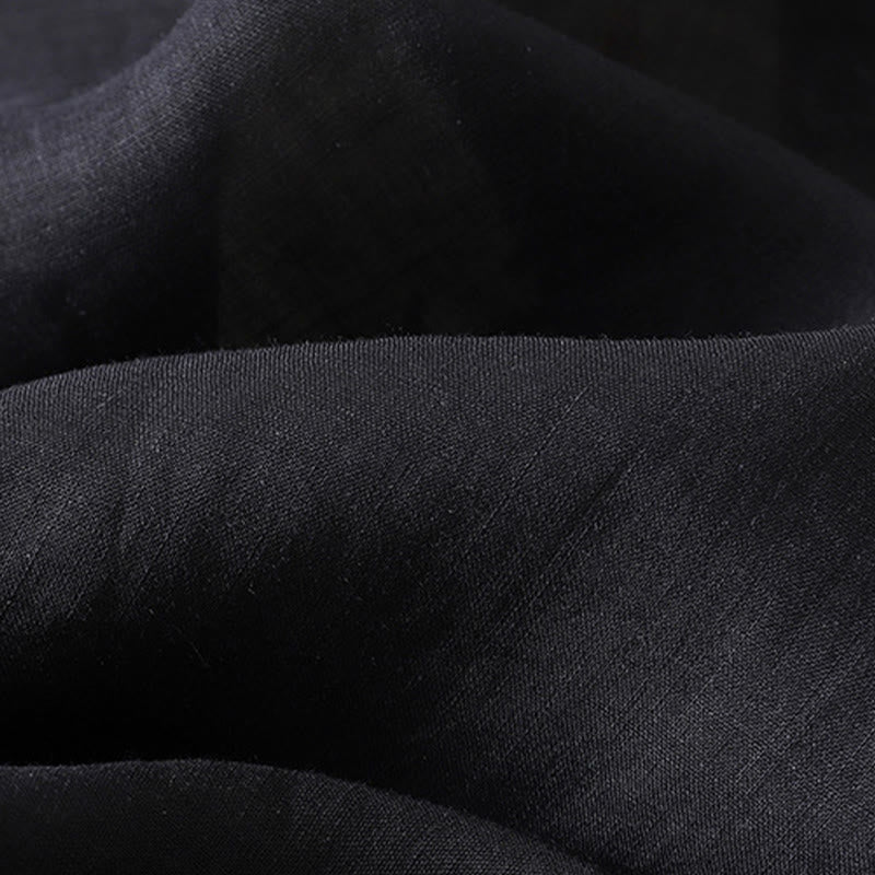 Buddha Stones Summer Vintage Embroidery Floral Women's Elbow-Length Sleeve Shirts - image 20