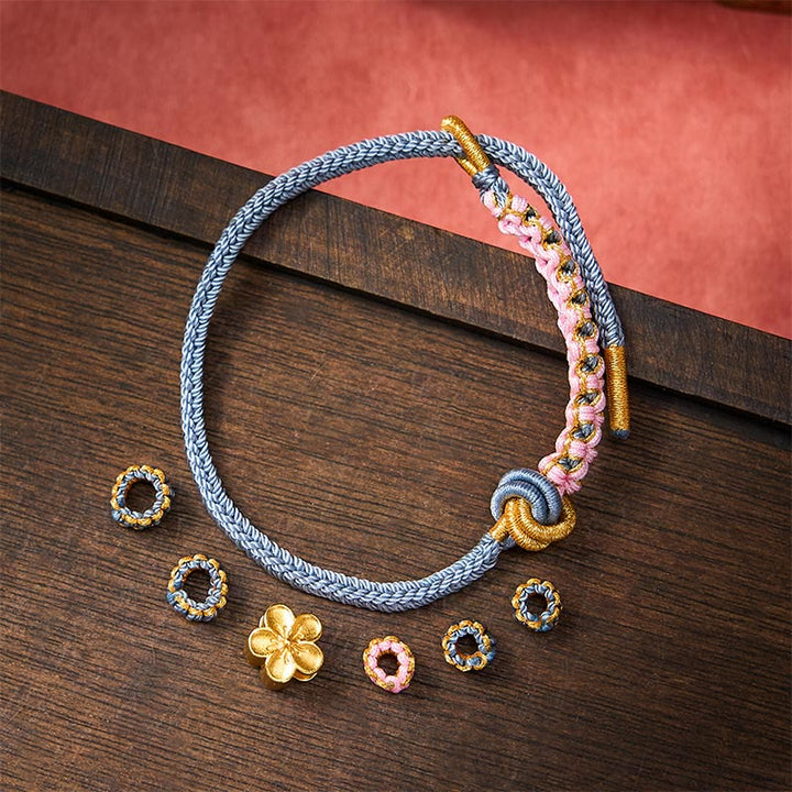 Buddha Stones Braided Rope Knot Adjustable Bracelet - image 36