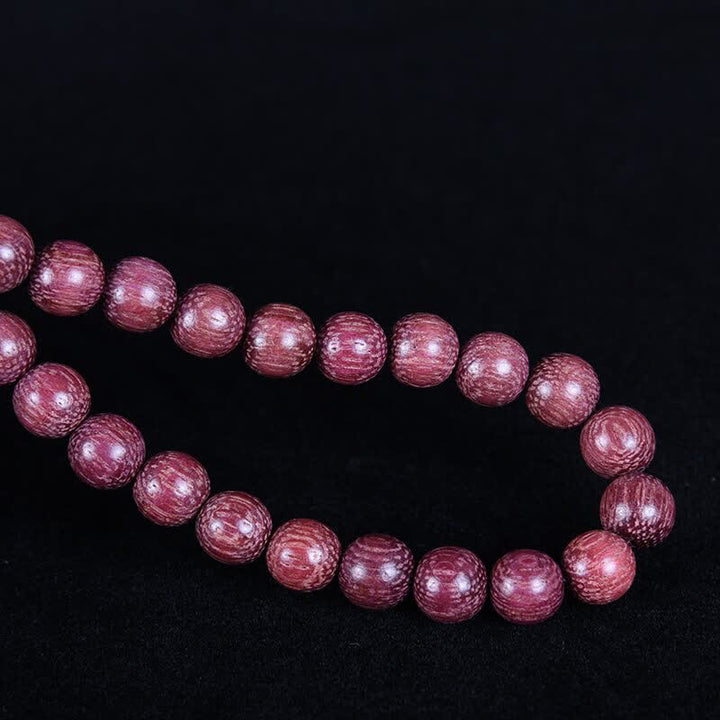 Buddha Stones Natural Peltogyne Gourd 108 Bead Mala - image 19