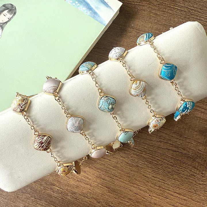 Buddha Stones Copper Song Brocade Square Vintage Elegance Bracelet - image 11