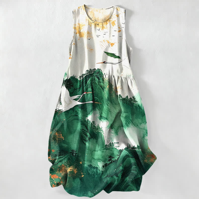 green ink dresses Lost Ink Josephina - Green Embroidered Wrap Maxi Dress