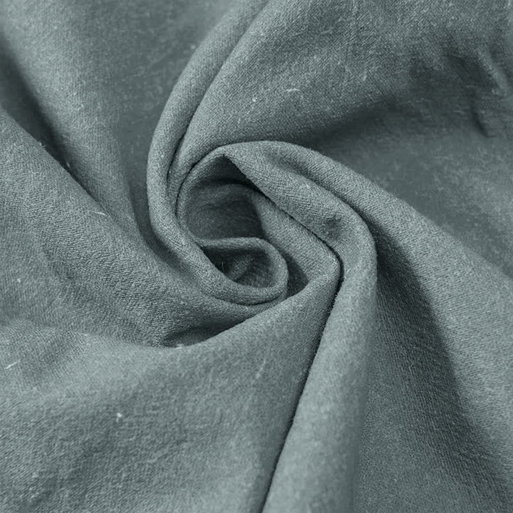 Buddha Stones Pure Cotton Zen Koi Fish Pattern Women's Elastic Waist Pants With Pockets - image 3