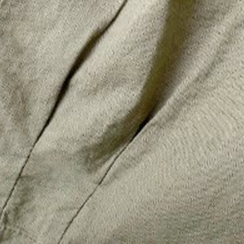 Buddha Stones Summer Casual Vintage Drawstring Solid Men's Harem Pants With Pockets - image 9