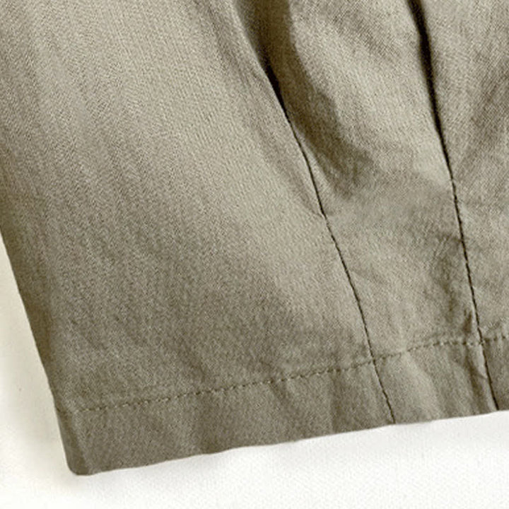 Buddha Stones Summer Casual Vintage Drawstring Solid Men's Harem Pants With Pockets - image 11