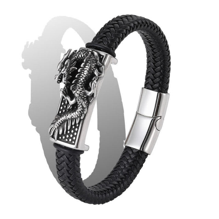 Buddha Stones Hand-Woven Dragon Strength Braided Stainless Steel Bracelet - image 10