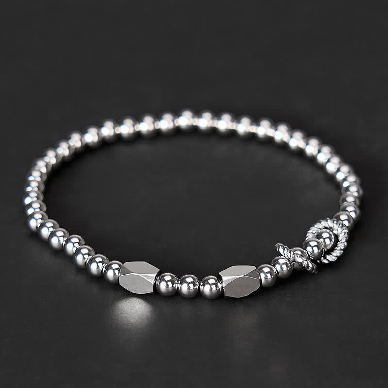 Buddha Stones 4mm Small Beads Titanium Steel Stimulation Bracelet - image 2