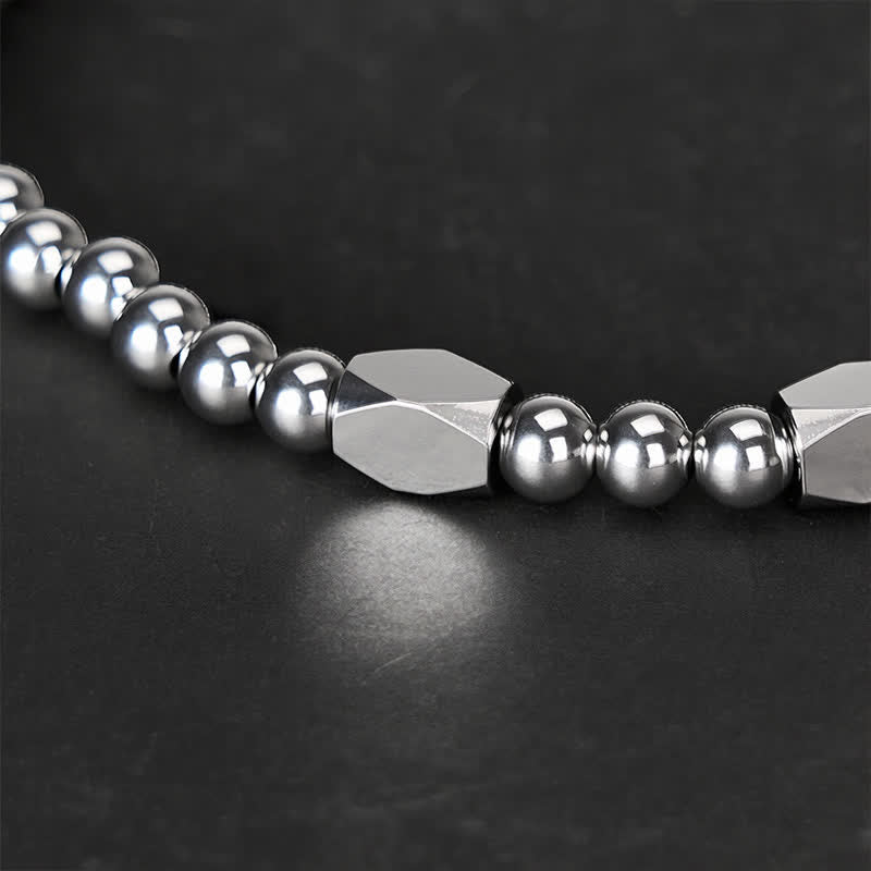 Buddha Stones 4mm Small Beads Titanium Steel Stimulation Bracelet - image 3
