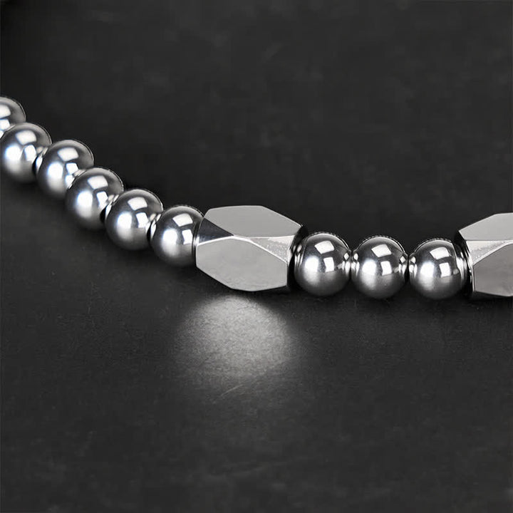 Buddha Stones 4mm Small Beads Titanium Steel Stimulation Bracelet - image 3