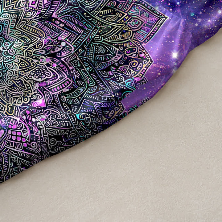 Buddha Stones Summer Casual Cosmic Mandala Galaxy Pattern Women's Summer Sleeveless Midi Dress With Pockets - image 2