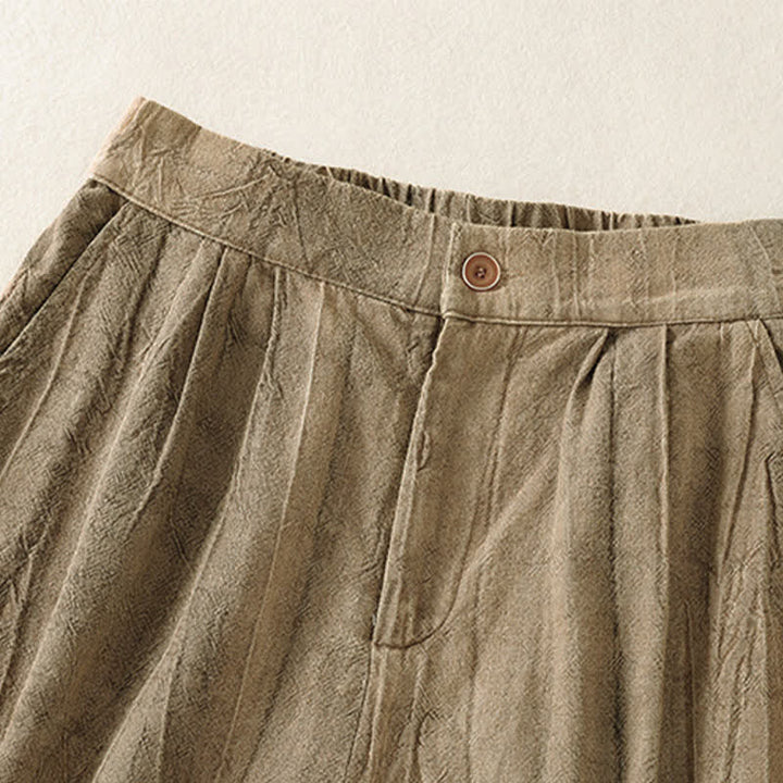 Buddha Stones Summer Casual Minimalist Solid Women's Shorts With Pocket - image 5
