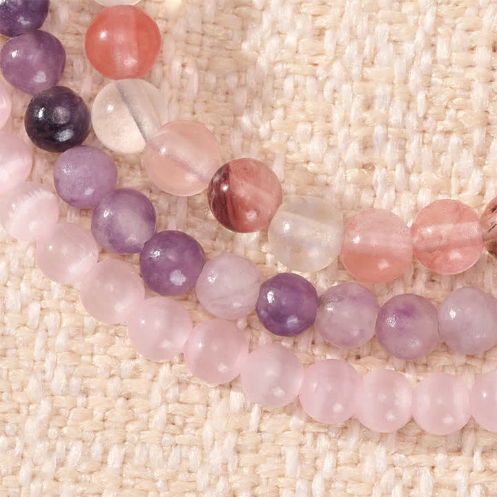 Buddha Stones 3pcs "Soothe Your Inner Self" Tourmaline Protection Bracelet Includes Gift Message Card - image 4