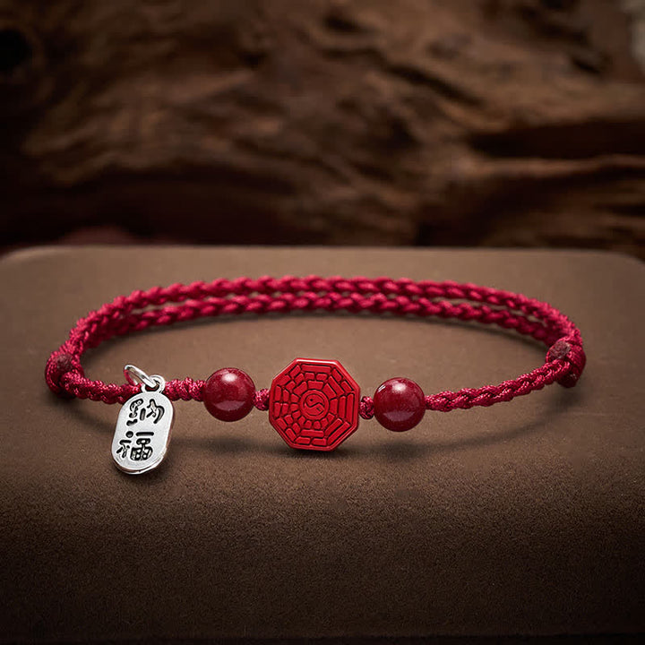 Buddha Stones Bagua Red String Harmony Bracelet - 5.9–6.7 in (15–17 cm) - image 0