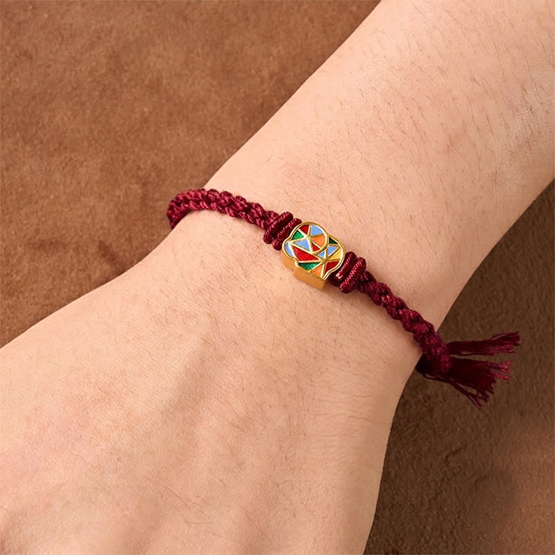 Buddha Stones Elephant Red String Balance Tibet Adjustable Bracelet - image 10