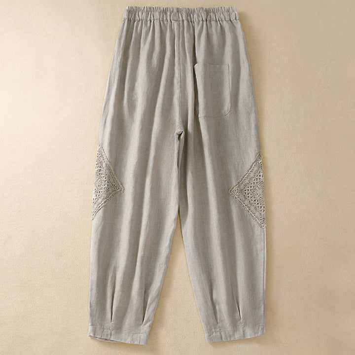 Buddha Stones Summer Women's Drawstring Harem Pants With Pockets - image 14