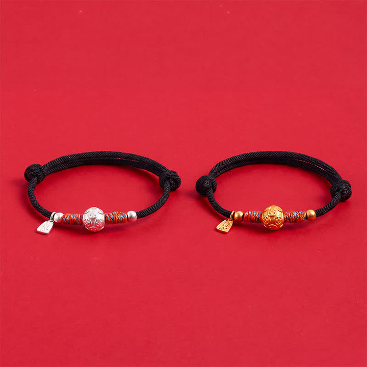 Buddha Stones 999 Sterling Silver Red String Protection Hand-Woven Bracelet - image 22