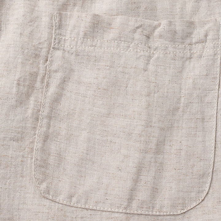 Buddha Stones Spring Summer Casual Drawstring Solid Linen Long Pants Men's Straight Leg Pants With Pockets - image 7