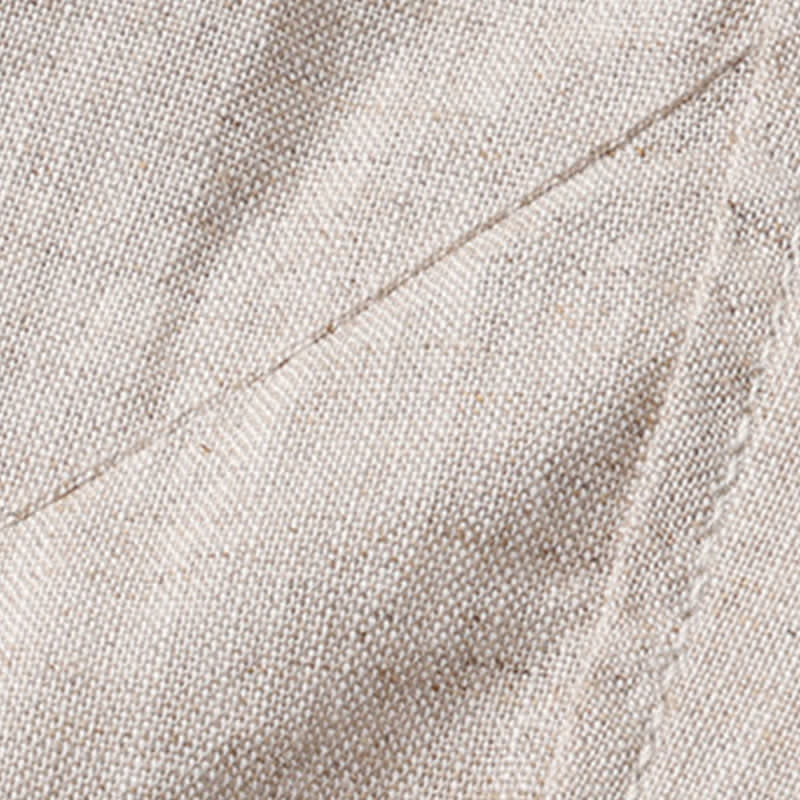 Buddha Stones Spring Summer Casual Drawstring Solid Linen Long Pants Men's Straight Leg Pants With Pockets - image 8