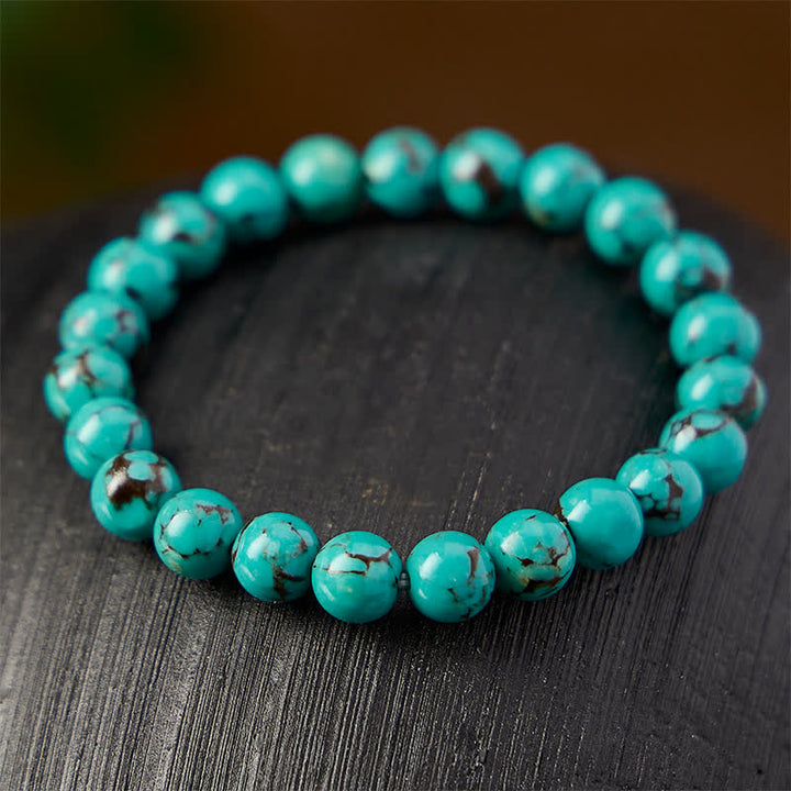 Buddha Stones Turquoise Beads Protection Bracelet - image 2