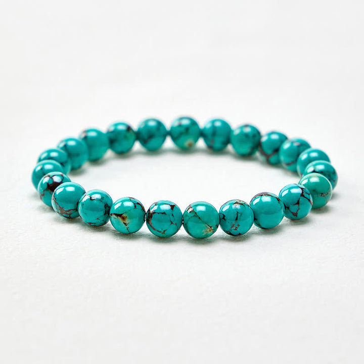 Buddha Stones Turquoise Beads Protection Bracelet - image 4