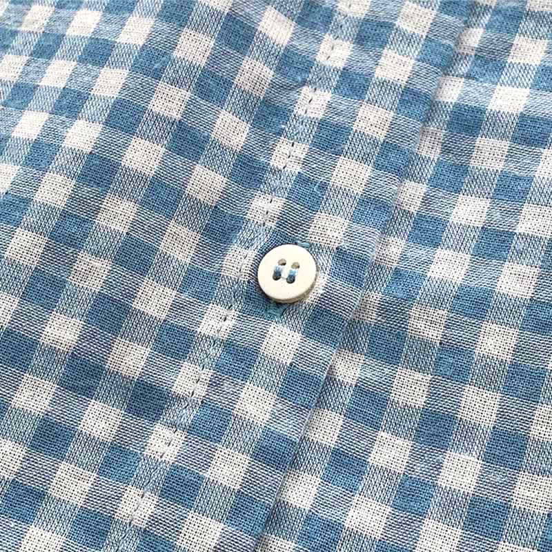 Buddha Stones Spring Fall Casual Vintage Button-Up Plaid Pattern Women's Long Sleeve Shirts - image 8