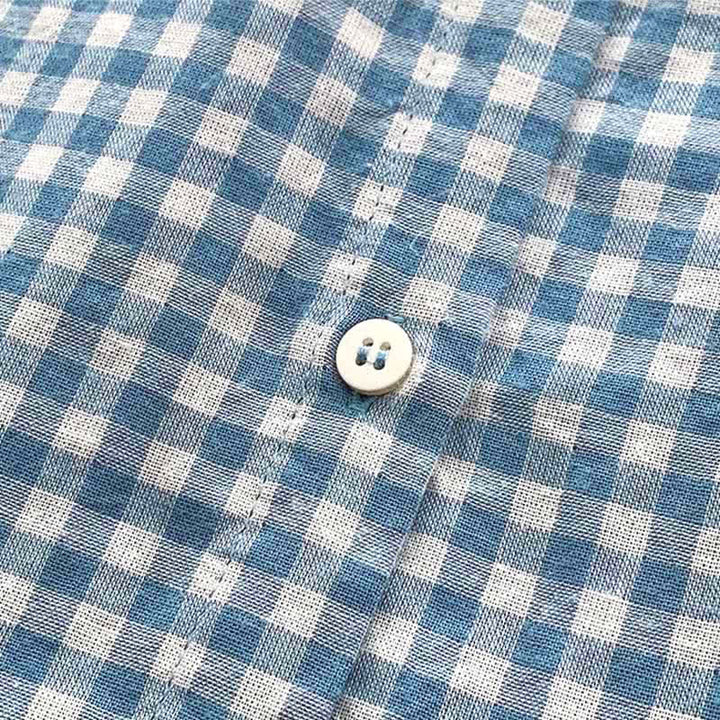 Buddha Stones Spring Fall Casual Vintage Button-Up Plaid Pattern Women's Long Sleeve Shirts - image 8
