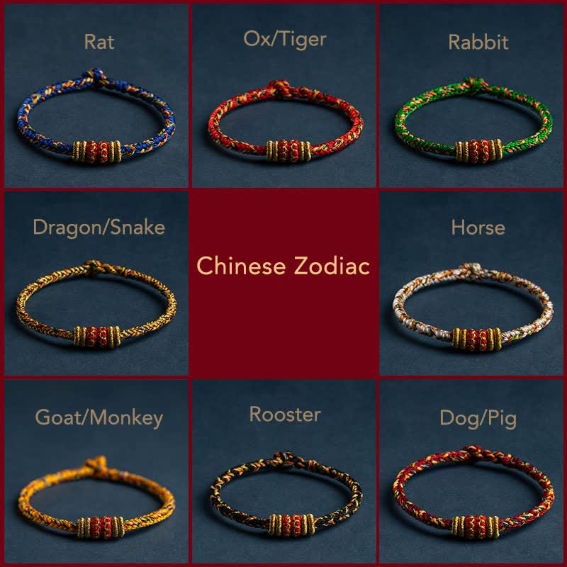 Buddha Stones Tibet Handmade Luck Strength Braided String Bracelet - image 3
