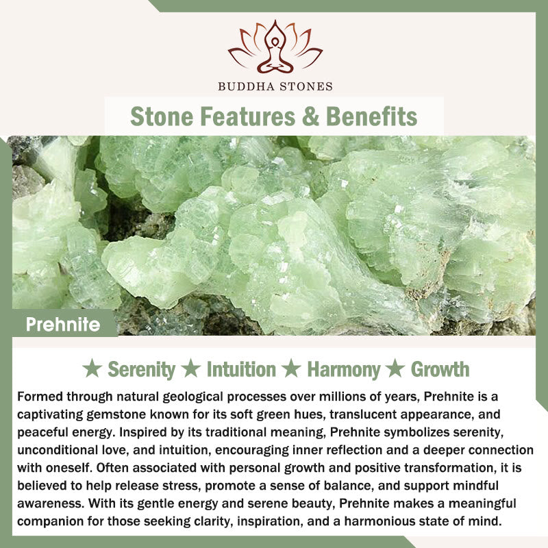 Buddha Stones Prehnite Titanium Steel Minimalist Cutout Lotus Pendant Enlightenment Necklace - image 5