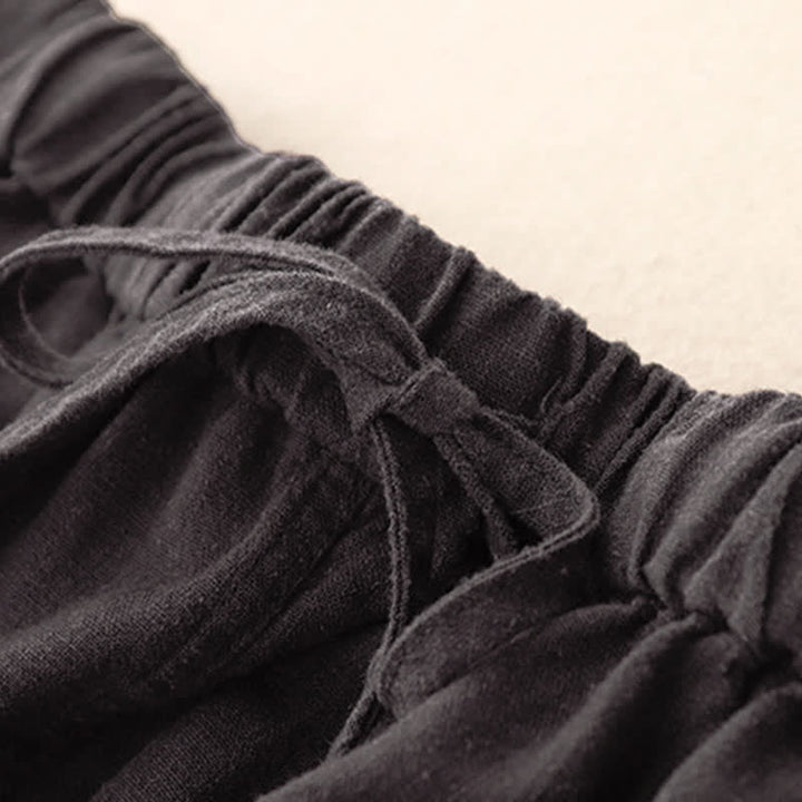 Buddha Stones Drawstring A-line Elastic Waist Women's Skirt - image 15