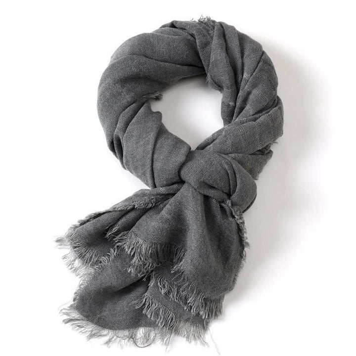 Buddha Stones Spring Fall Artful Textured Everyday Men's Scarf - image 11