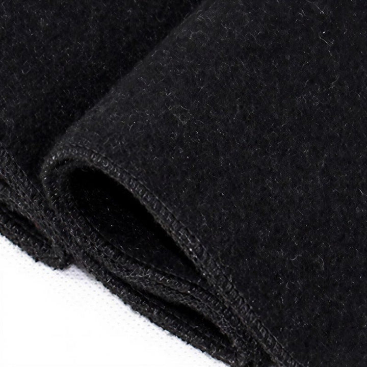 Buddha Stones Fall Winter Classic Grey Plaid Fringe Cozy Men's Scarf - image 14