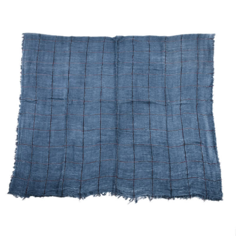 Buddha Stones Spring Fall Plaid Checkered Pattern Casual Men's Scarf - image 6
