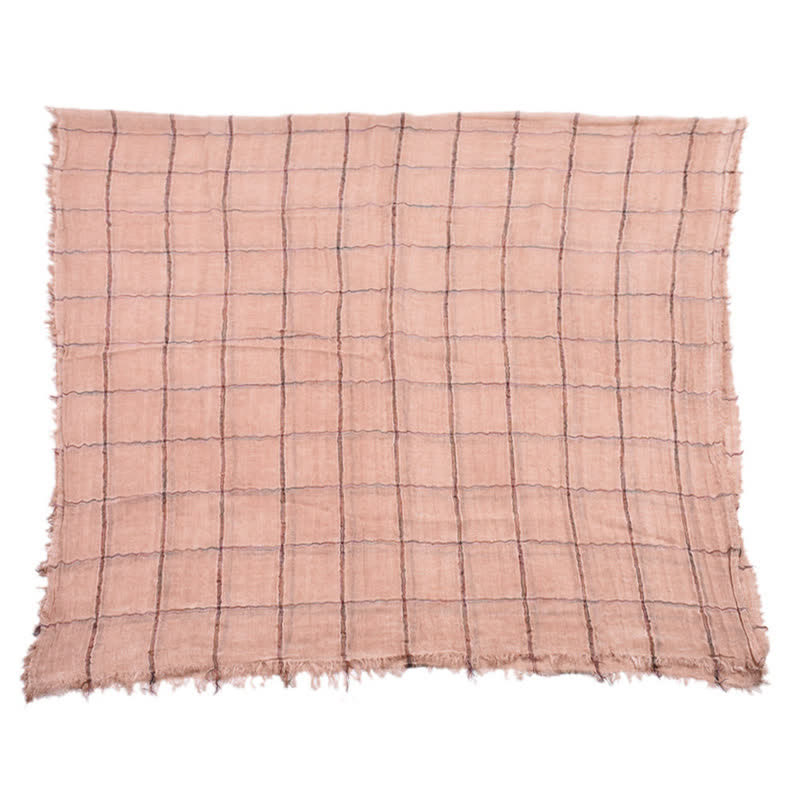 Buddha Stones Spring Fall Plaid Checkered Pattern Casual Men's Scarf - image 10