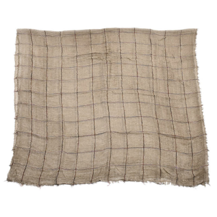 Buddha Stones Spring Fall Plaid Checkered Pattern Casual Men's Scarf - image 14