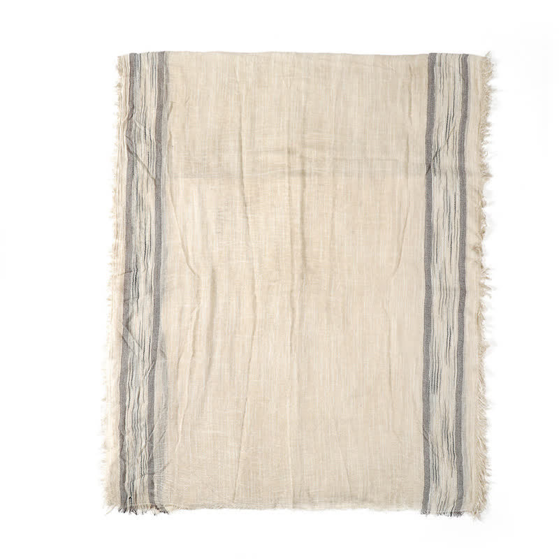 Buddha Stones Spring Fall Crinkled Frayed Edge Wrap Men's Scarf - image 11