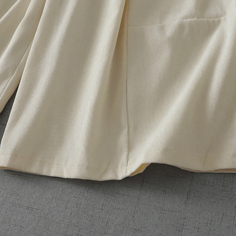 Buddha Stones Spring Summer Casual Drawstring Solid Capri Pants Women's Wide Leg Pants With Pocket - image 13