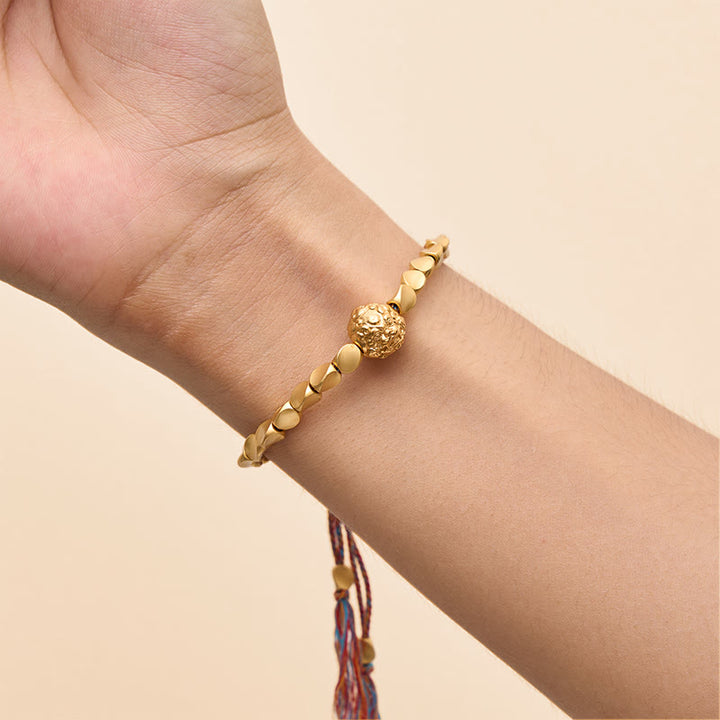 Buddha Stones Tibetan Copper Beads Pi Xiu Wealth Colorful String Bracelet - image 8