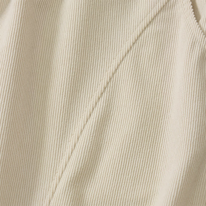 Buddha Stones Fall Winter Casual Minimalist Drawstring Solid Long Pants Corduroy Men's Tapered Pants With Pockets - image 19