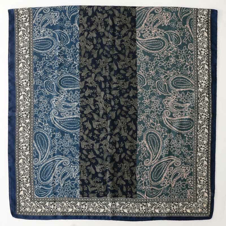 Buddha Stones Fall Winter Paisley Floral Border Print Soft Women's Scarf - image 6