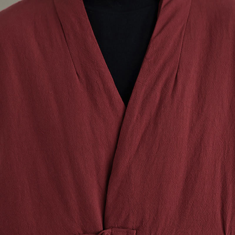 Buddha Stones Winter Casual Minimalist Drawstring Solid Women's Coat With Pockets - image 7