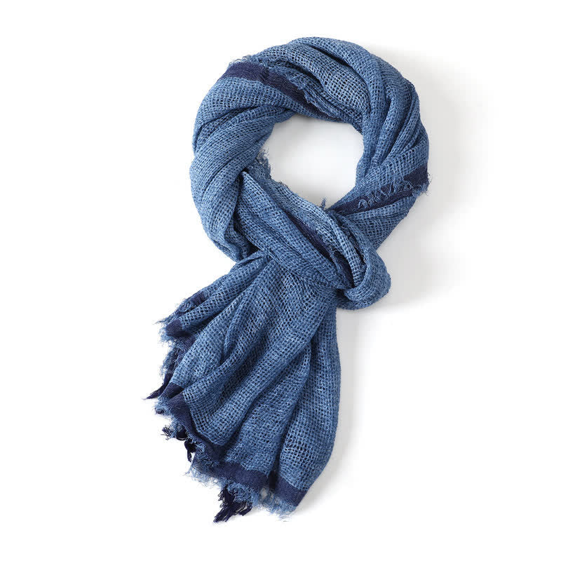 Buddha Stones Fall Simple Solid Tassel Lightweight Women's Scarf - image 1